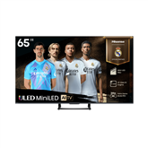 Hisense U7Q, 65'', 4K UHD, Mini LED, juodas - Televizorius