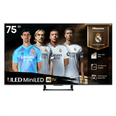 Hisense U7Q, 75'', 4K UHD, Mini LED, juodas - Televizorius