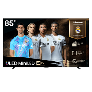 Hisense U7Q, 85'', 4K UHD, Mini LED, juodas - Televizorius 85U7Q