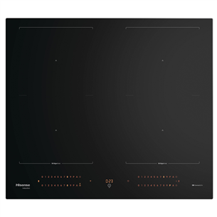 Hisense, plotis 59.5 cm, juoda - Įmontuojama indukcinė kaitlentė HI6443BSCWF