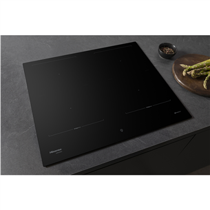 Hisense, plotis 59.5 cm, juoda - Įmontuojama indukcinė kaitlentė