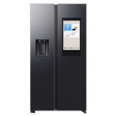 Samsung Bespoke AI Family Hub+, Twin Cooling Plus™, 614 L, aukštis 179 cm, juodas - SBS-šaldytuvas