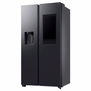 Samsung Bespoke AI Family Hub+, Twin Cooling Plus™, 614 L, aukštis 179 cm, juodas - SBS-šaldytuvas