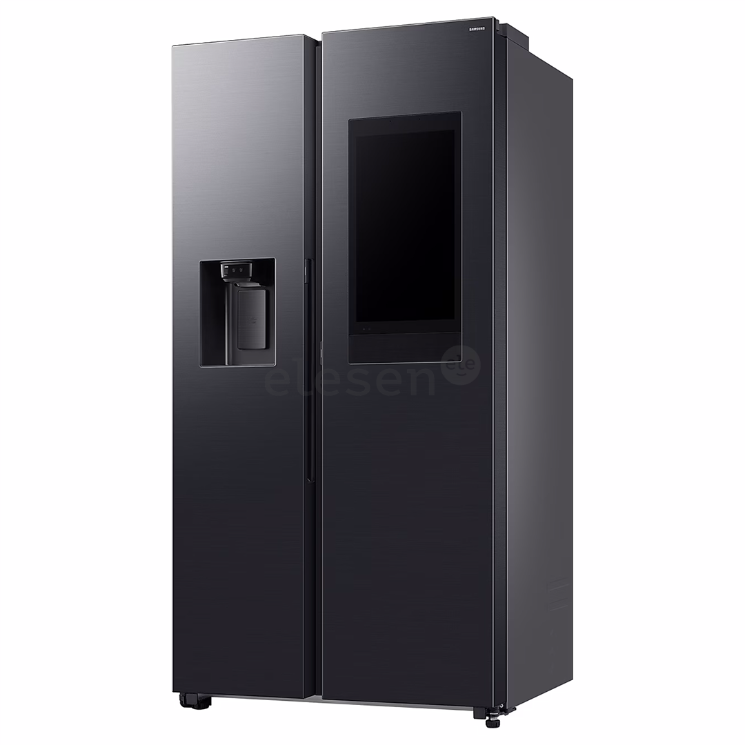 Samsung Bespoke AI Family Hub+, Twin Cooling Plus™, 614 L, aukštis 179 cm, juodas - SBS-šaldytuvas