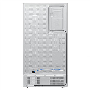 Samsung Bespoke AI Family Hub+, Twin Cooling Plus™, 614 л, высота 179 см, черный - SBS-холодильник