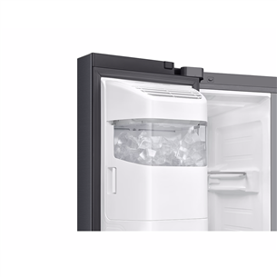 Samsung Bespoke AI Family Hub+, Twin Cooling Plus™, 614 L, aukštis 179 cm, juodas - SBS-šaldytuvas
