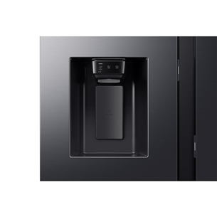 Samsung Bespoke AI Family Hub+, Twin Cooling Plus™, 614 L, aukštis 179 cm, juodas - SBS-šaldytuvas