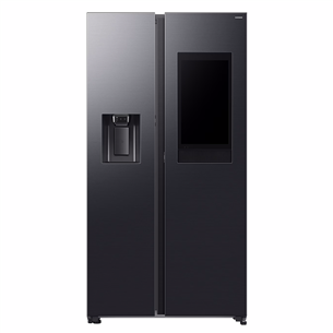 Samsung Bespoke AI Family Hub+, Twin Cooling Plus™, 614 L, aukštis 179 cm, juodas - SBS-šaldytuvas