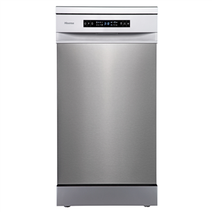 Hisense, 11 komplektų talpa, plotis 44,8 cm, pilka - Indaplovė HS543D10X