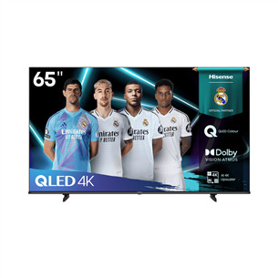 Hisense E7Q, 65'', 4K UHD, QLED, black - TV