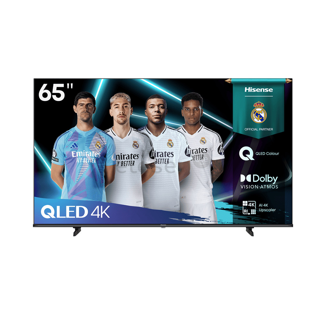 Hisense E7Q, 65'', 4K UHD, QLED, black - TV
