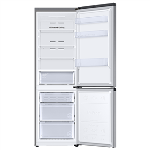 Samsung, No Frost, 344 L, aukštis 186 cm, sidabro spalvos - Šaldytuvas