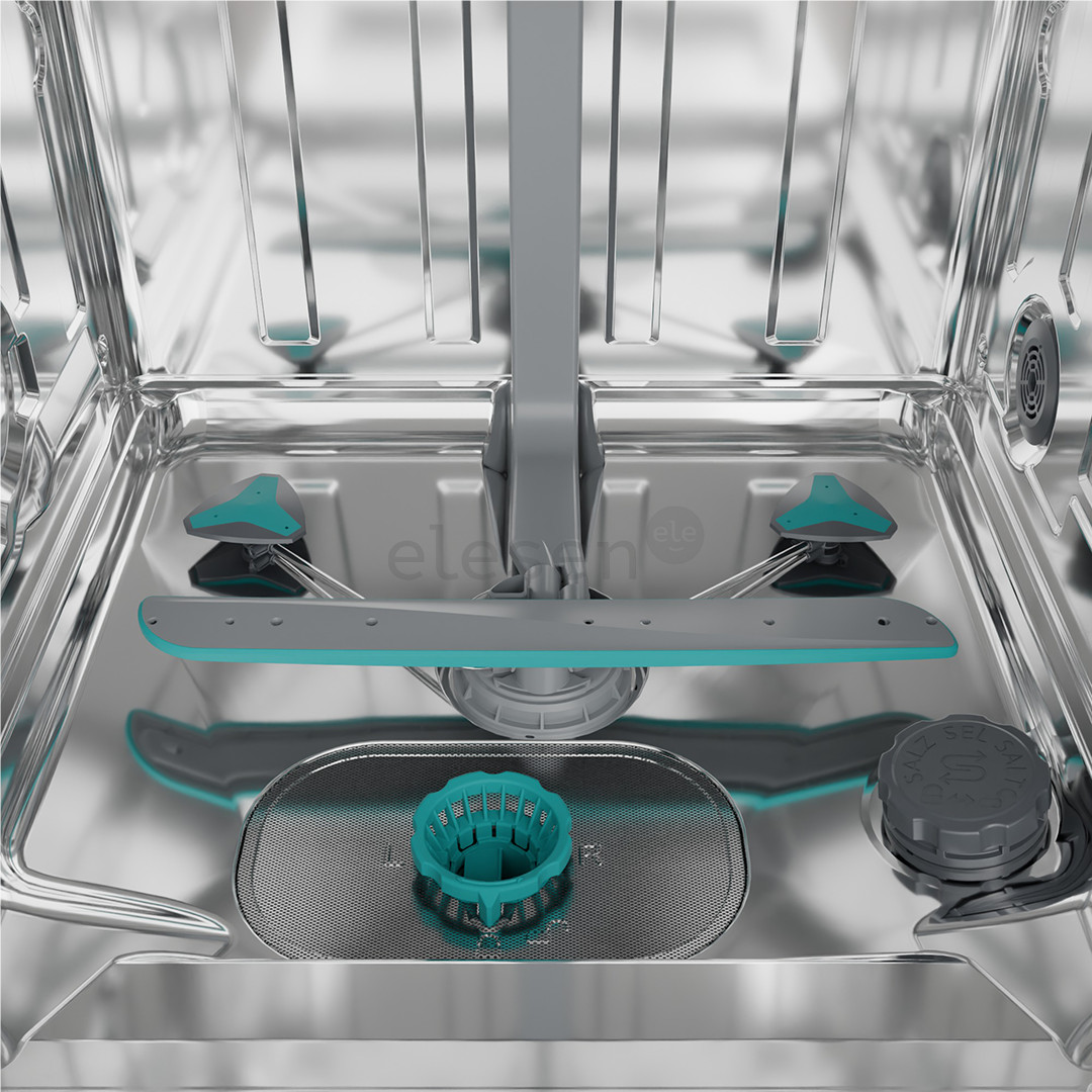 Hisense, 16 place settings, width 60 cm, grey - Free standing dishwasher