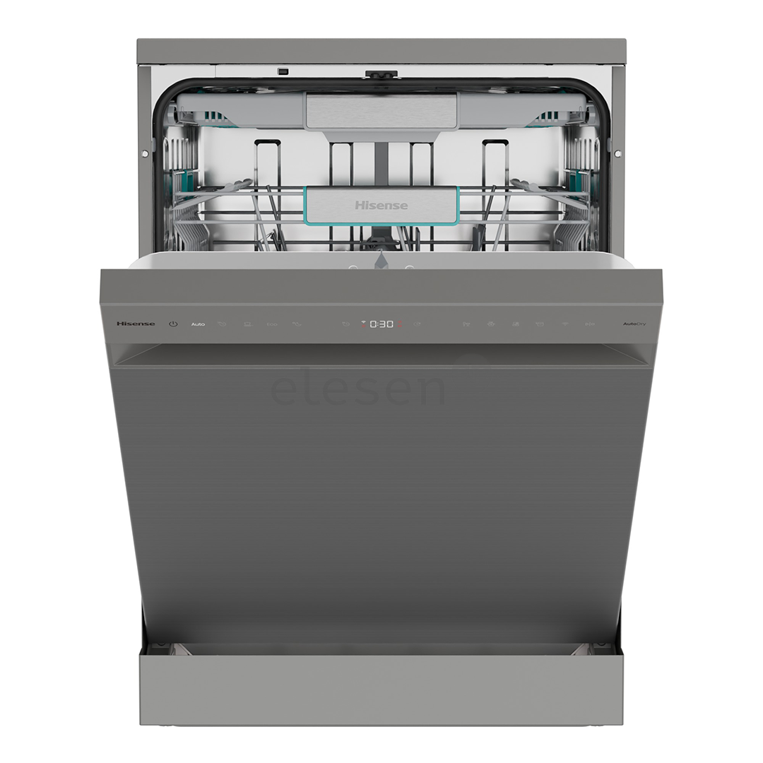 Hisense, 16 komplektų talpa, plotis 60 cm, pilka - Indaplovė