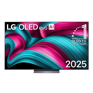 LG OLED evo AI C5, 77'', 4K UHD, OLED, juodas - Televizorius OLED77C52LA.AEU
