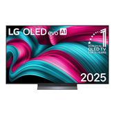 LG OLED evo AI C5, 55'', 4K UHD, OLED, juodas - Televizorius
