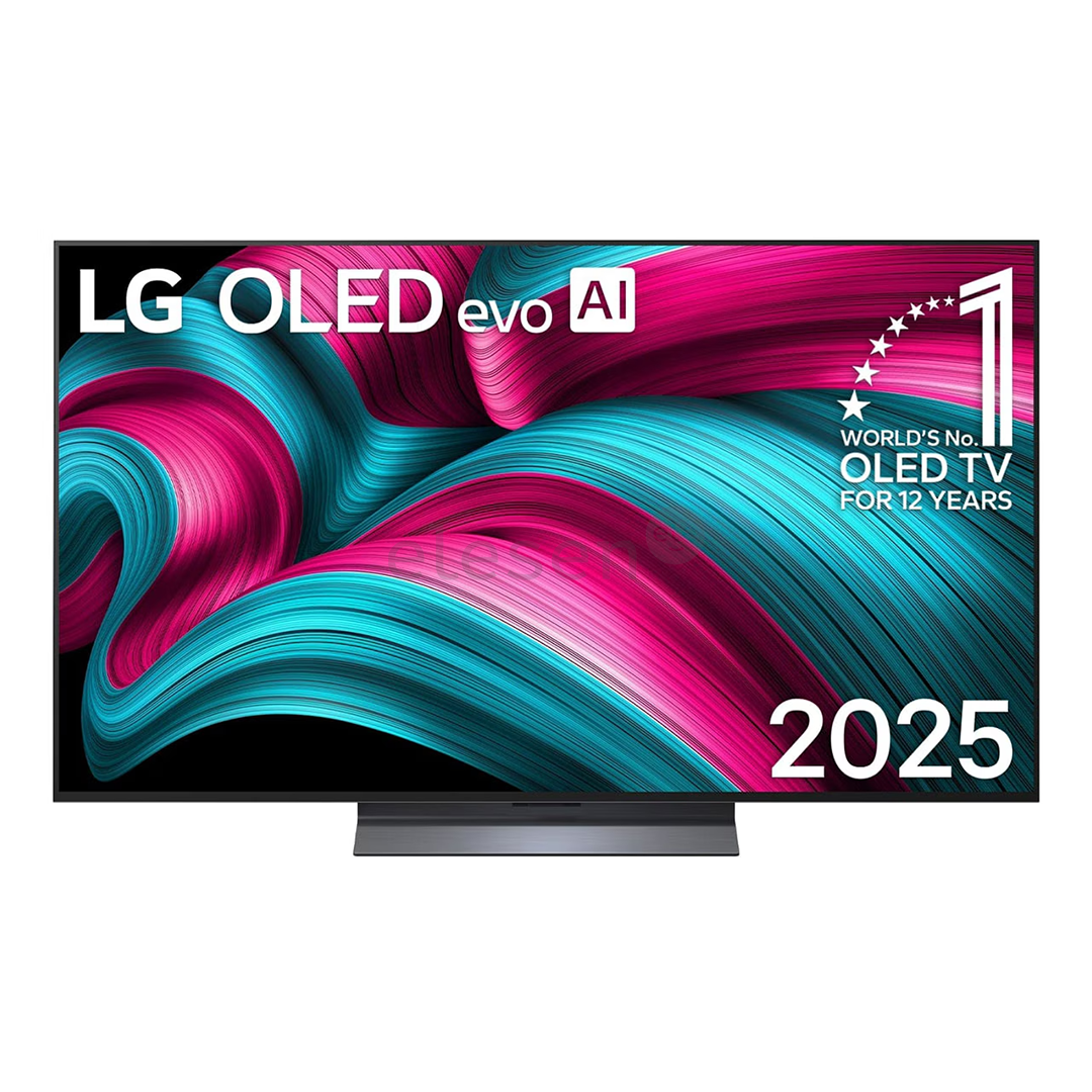 LG OLED evo AI C5, 55'', 4K UHD, OLED, juodas - Televizorius
