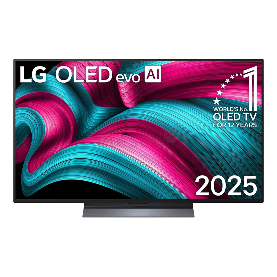 LG OLED evo AI C5, 48'', 4K UHD, OLED, черный - Телевизор