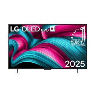 LG OLED evo AI C5, 42'', 4K UHD, OLED, черный - Телевизор OLED42C52LA.AEU