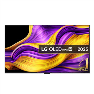 LG OLED evo AI G5, 55'', 4K UHD, OLED, juodas - Televizorius OLED55G51LW.AEU