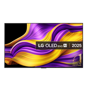 LG OLED evo AI G5, 55'', 4K UHD, OLED, black - TV OLED55G51LW.AEU