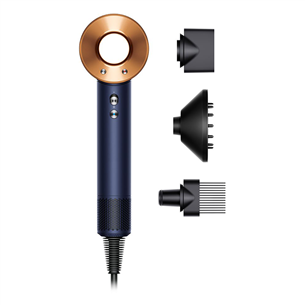 Dyson Supersonic Curly+Coily, 1600 W, mėlynas/vario spalvos - Plaukų džiovintuvas SUPERSONIC.PBLRCO