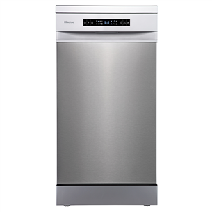 Hisense, 10 komplektų talpa, plotis 44.8 cm, pilka - Indaplovė HS583B10XAD