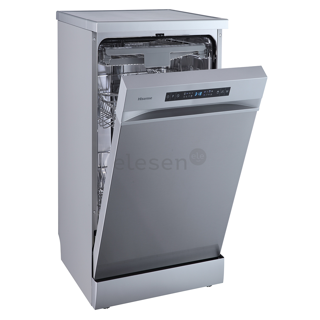 Hisense, 10 komplektų talpa, plotis 44.8 cm, pilka - Indaplovė