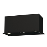 Hisense, 650 m³/h, width 60 cm, black - Built-in cooker hood
