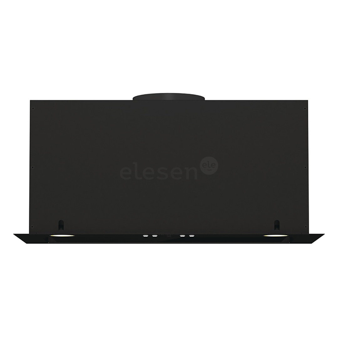 Hisense, 650 m³/val., plotis 60 cm, juodas - Įmontuojamas gartraukis