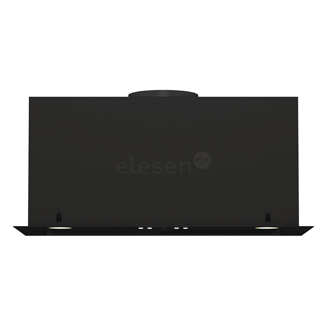 Hisense, 650 m³/h, width 60 cm, black - Built-in cooker hood