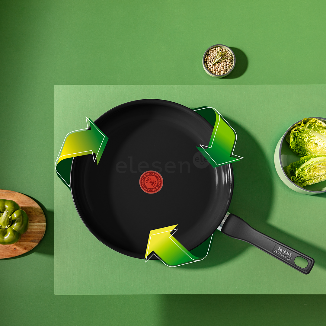 Tefal Renew, 24 cm, juoda - Keptuvė