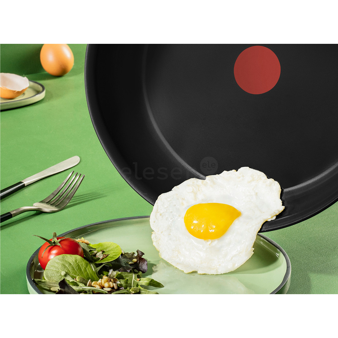 Tefal Renew, 28 см, черный - Сковорода