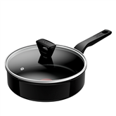 Tefal Renew, 24 cm, juoda - Keptuvė-troškintuvas