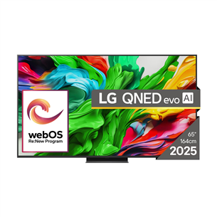 LG QNED86 evo AI, 65'', 4K UHD, QNED, Mini LED, черный - Телевизор 65QNED86A3A.AEU