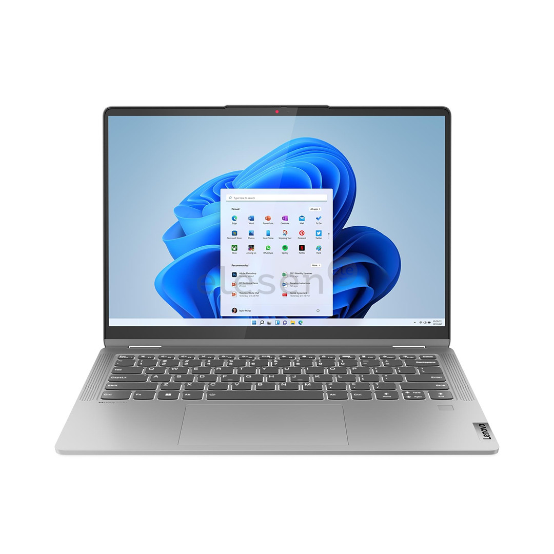Lenovo IdeaPad Flex 5 14ABR8, 14'', WUXGA, Ryzen 7, 16 GB, 512 GB, ENG, pilkas - Nešiojamasis kompiuteris
