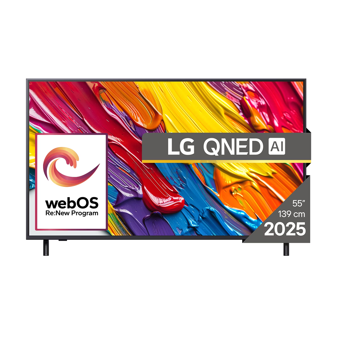LG QNED82 AI, 55'', 4K UHD, QNED, juodas - Televizorius
