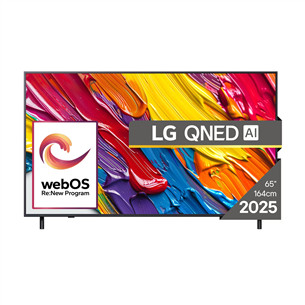 LG QNED82 AI, 65'', 4K UHD, QNED, juodas - Televizorius