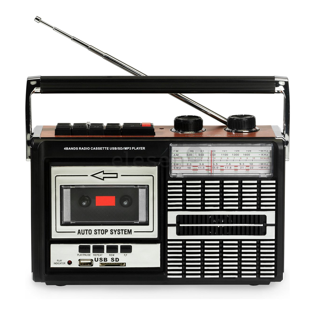 Ricatech PR85, juodas/rudas - Radijas
