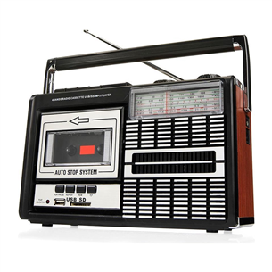 Ricatech PR85, juodas/rudas - Radijas