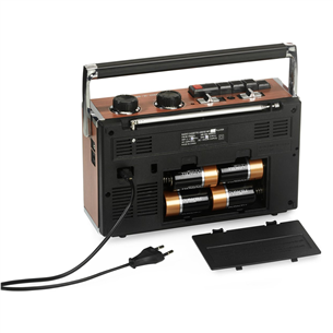 Ricatech PR85, juodas/rudas - Radijas