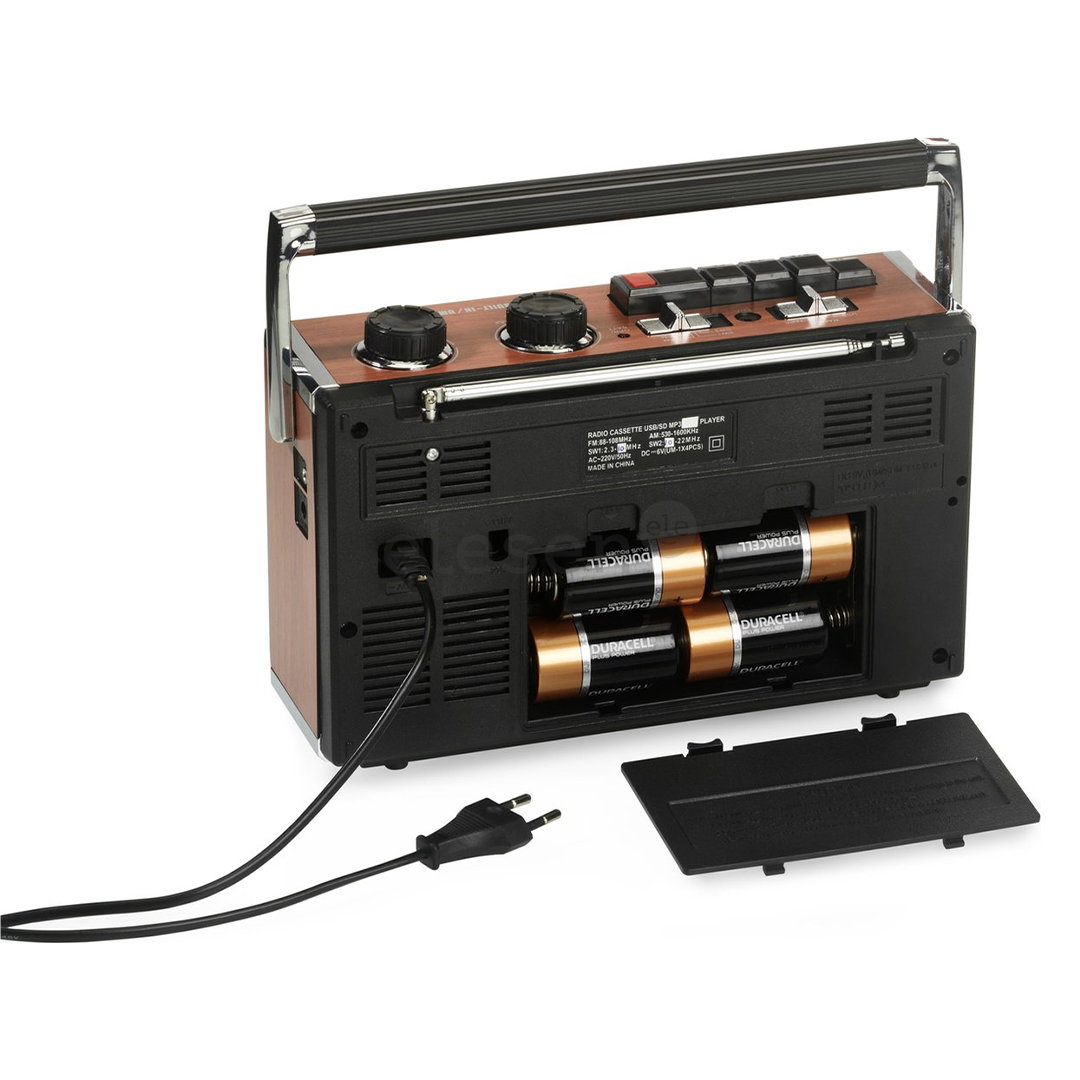 Ricatech PR85, juodas/rudas - Radijas