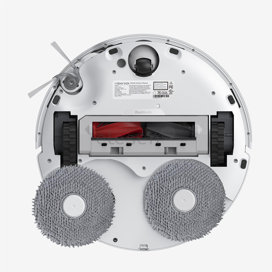 Roborock QRevo Curv, wet & dry, white - Robot vacuum cleaner