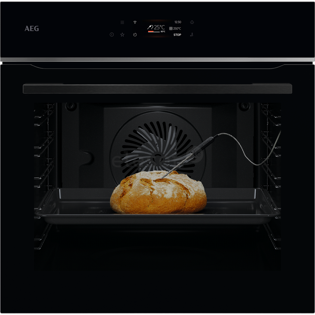 AEG 7000 Series MealAssist, 71 L, pirolizė, juoda - Įmontuojama orkaitė