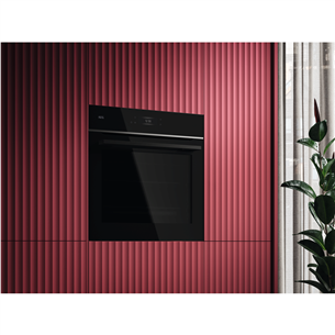 AEG 7000 Series MealAssist, 71 L, pirolizė, juoda - Įmontuojama orkaitė