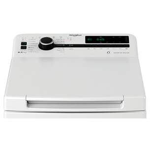 Whirlpool, 6.5 kg, depth 60 cm, 1200 rpm - Top loading washing machine