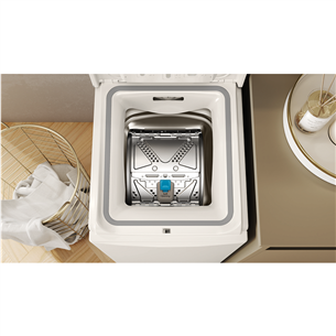 Whirlpool, 6.5 kg, depth 60 cm, 1200 rpm - Top loading washing machine