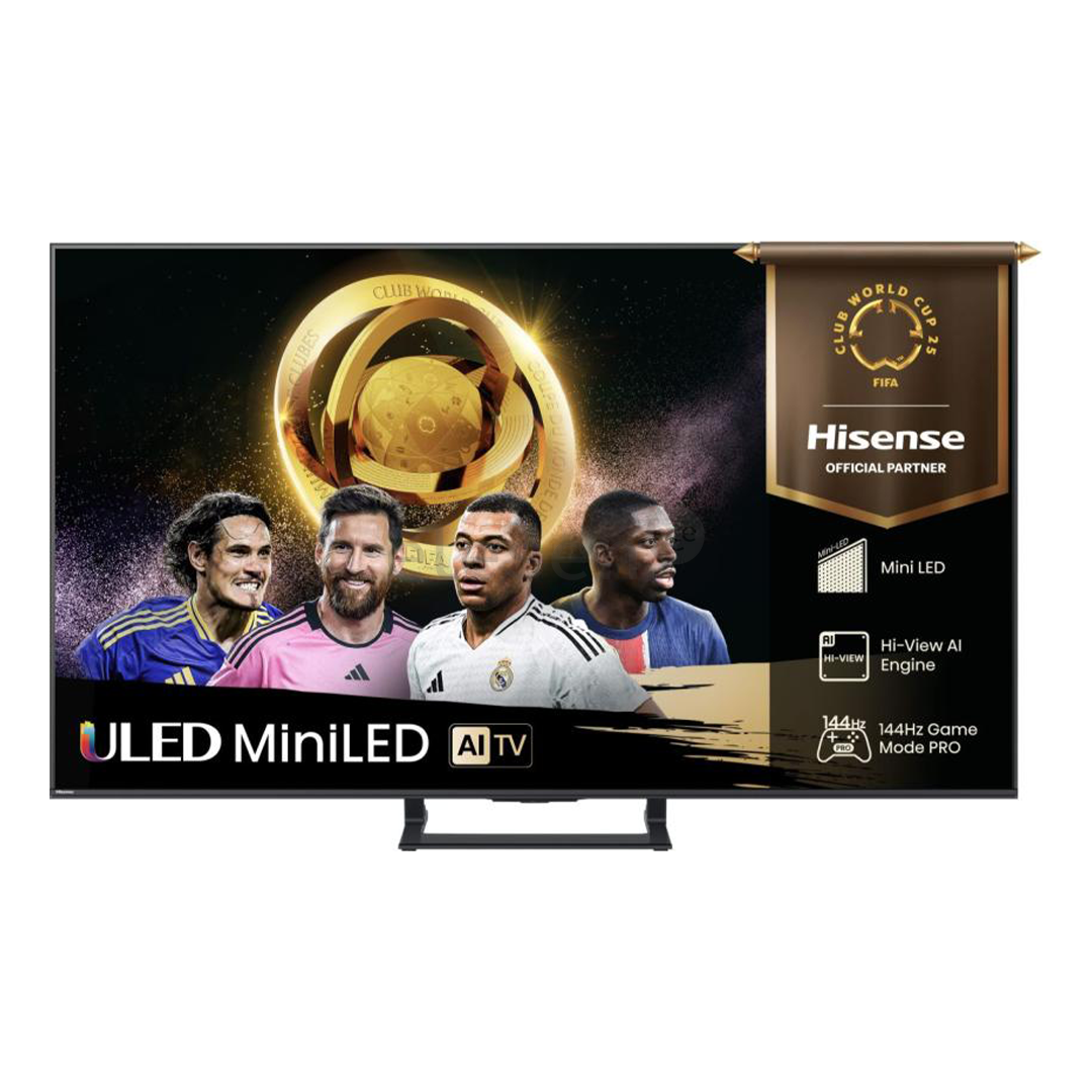Hisense E8Q, 65'', 4K UHD, ULED, Mini LED, juodas - Televizorius