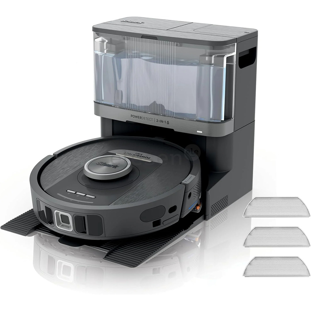 Shark PowerDetect NeverTouch, Wet & Dry, black - Robot vacuum cleaner