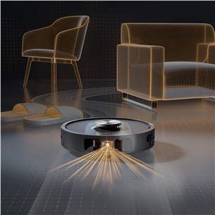 Shark PowerDetect NeverTouch, Wet & Dry, black - Robot vacuum cleaner